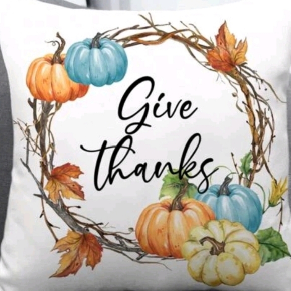 NEW! Give Thanks Cushion Cover - Picture 4 of 8